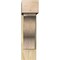 Ekena Millwork Funston Block Rough Sawn Bracket w/ Offset Brace, Douglas Fir, 8"W x 26"D x 30"H BKT0806X26X30FST05RDF - alternate 3